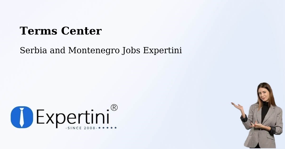Terms of Service – Saint Liboire - Serbia and Montenegro Jobs Expertini